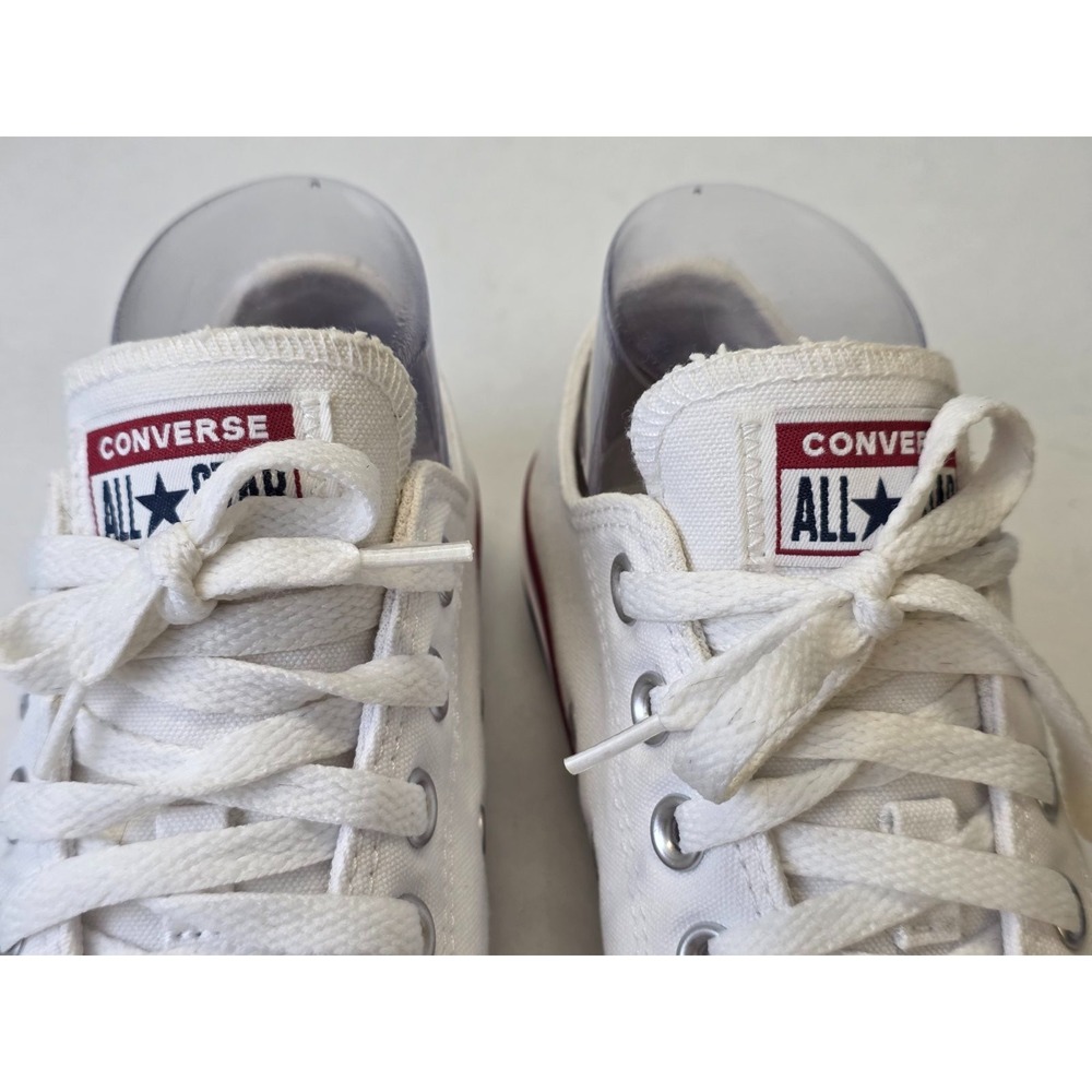 Converse All Star Women's Sneakers Size 7 White Low Top Lace Up Shoes W7652 - Picture 9 of 15